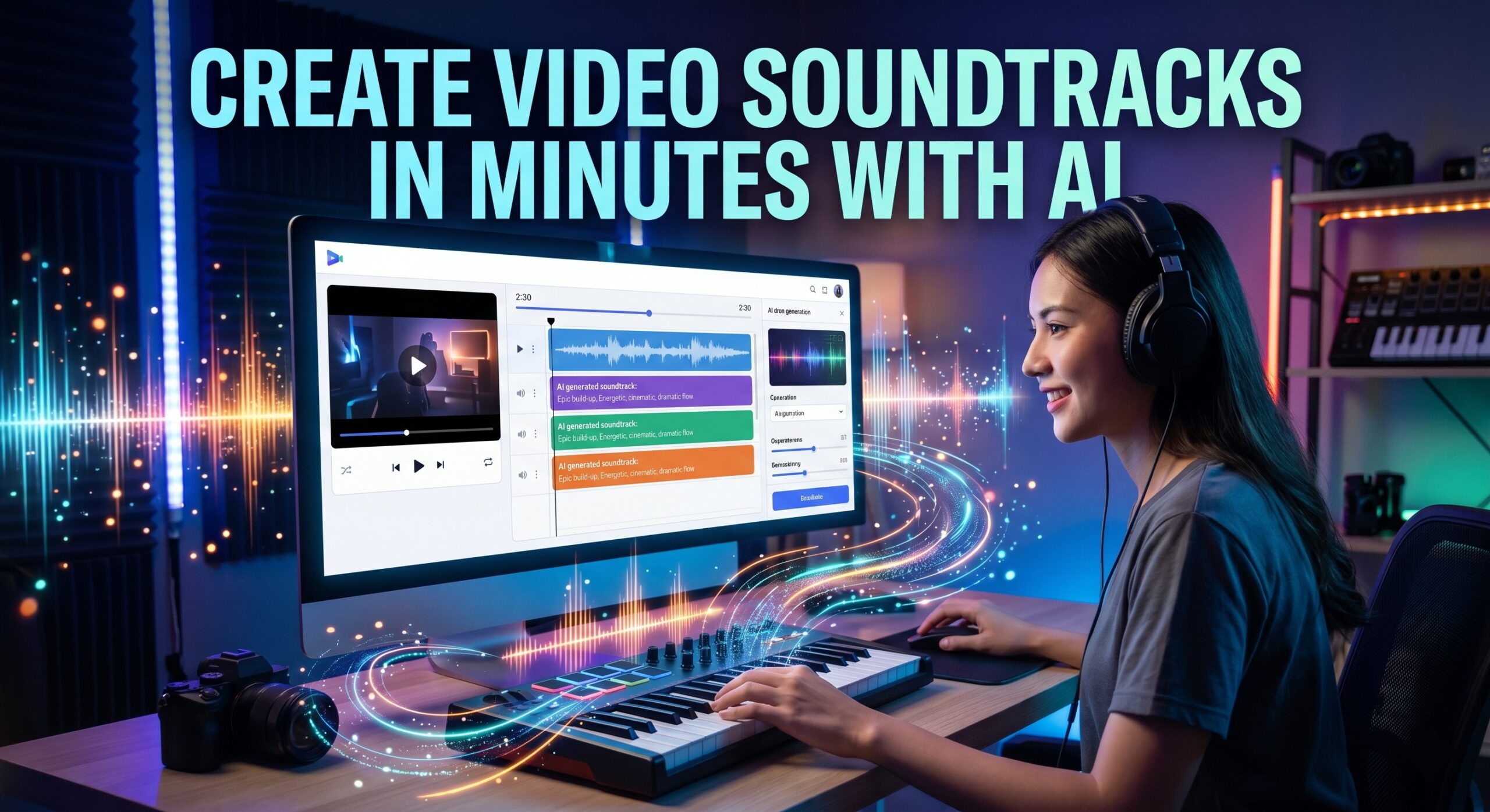 Create Video Soundtracks in Minutes with AI
